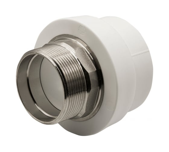 Изображение товара Комбинированная муфта VRT наружная, 63х2", под ключ, EVER plast, белый 538238