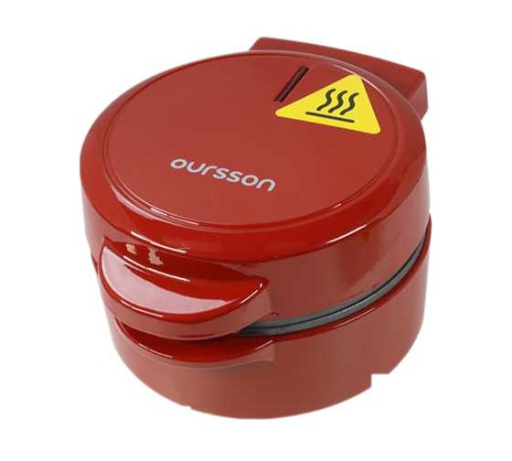 Изображение товара Мини-вафельница OURSSON электрическая, для тарталеток, темная вишня WM0514T/DC