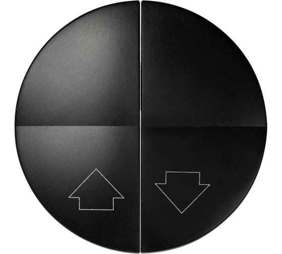 Изображение товара Клавиша для переключателя управления жалюзи Simon, 2 шт, с пикторгаммой, S88, графит 88028-38