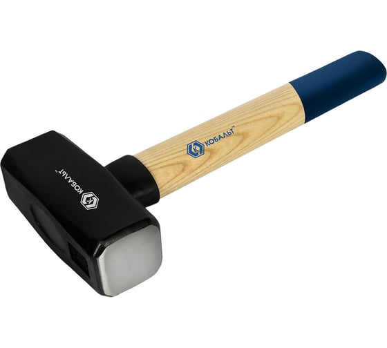 Изображение товара Кувалда КОБАЛЬТ 3 000 г, деревянная рукоятка из ясеня, длина рукоятки 350 мм 918-831