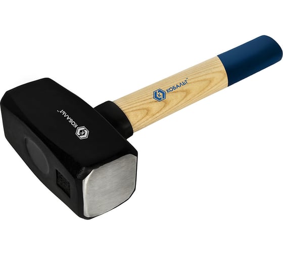 Изображение товара Кувалда КОБАЛЬТ 5 000 г, деревянная рукоятка из ясеня, длина рукоятки 350 мм 918-855