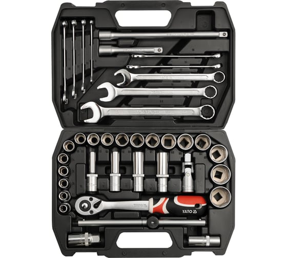 Изображение товара Набор насадок YATO 1/2" 38 шт. YT-3876