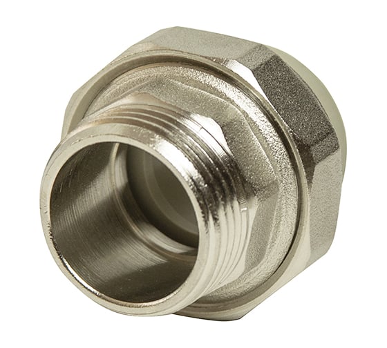 Изображение товара Комбинированная муфта VRT разъемная, наружная, 20х3/4", EVER plast, серый 538325