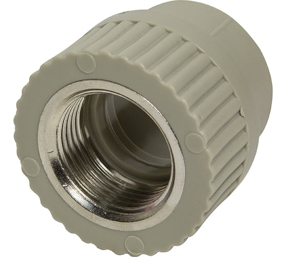 Изображение товара Комбинированная муфта VRT внутренняя, 20х3/4", EVER plast, серый 538310