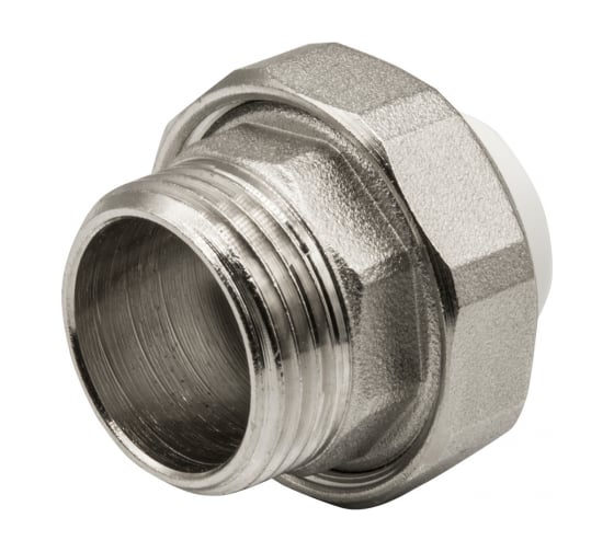 Изображение товара Комбинированная муфта VRT разъемная, наружная, 20х1", EVER plast, белый 532432