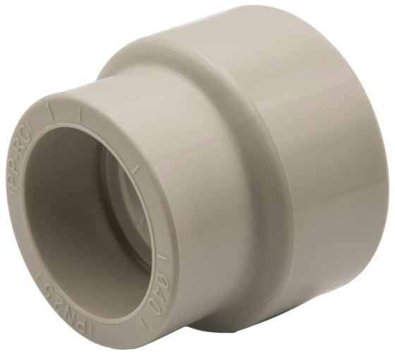 Изображение товара Переходная муфта VRT 63/40, наружная/внутренняя, EVER plast, серый 538361
