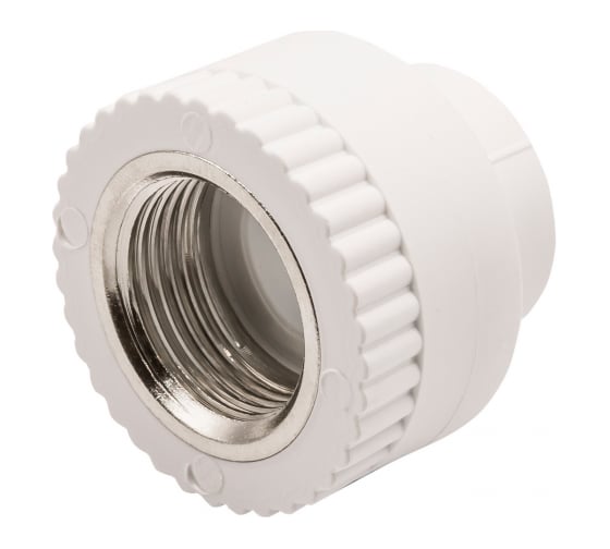 Изображение товара Комбинированная муфта VRT внутренняя, 20х3/4", EVER plast, белый 538226