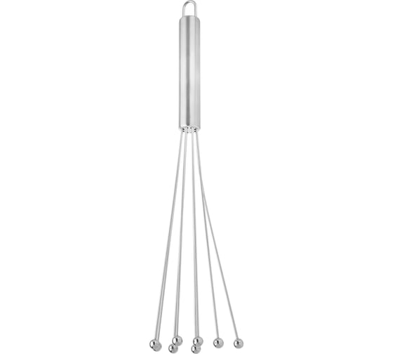 Изображение товара Венчик из нержавеющей стали Mallony NIMBUS с шариками на концах, размер: 30,5x7,5 см 107864