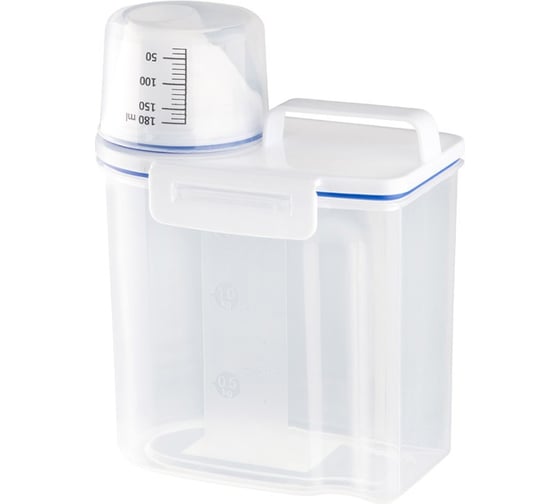 Изображение товара Контейнер для сыпучих продуктов Mallony с мерным стаканом, 1,6 л 108306