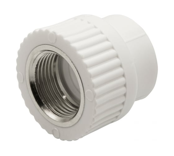 Изображение товара Комбинированная муфта VRT внутренняя, 25х3/4", EVER plast, белый 538228