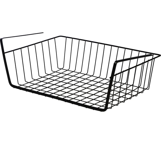 Изображение товара Корзинка навесная полочная Mallony L’ordine Nero, 40x24,5x14 см 107583