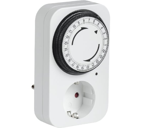 Изображение товара Розетка-таймер IEK РТМ-2, механический, индикация, 15мин, 24ч, 96on/off, 16А, IP20 ERT-20-1-16-S-15-1-20-K01