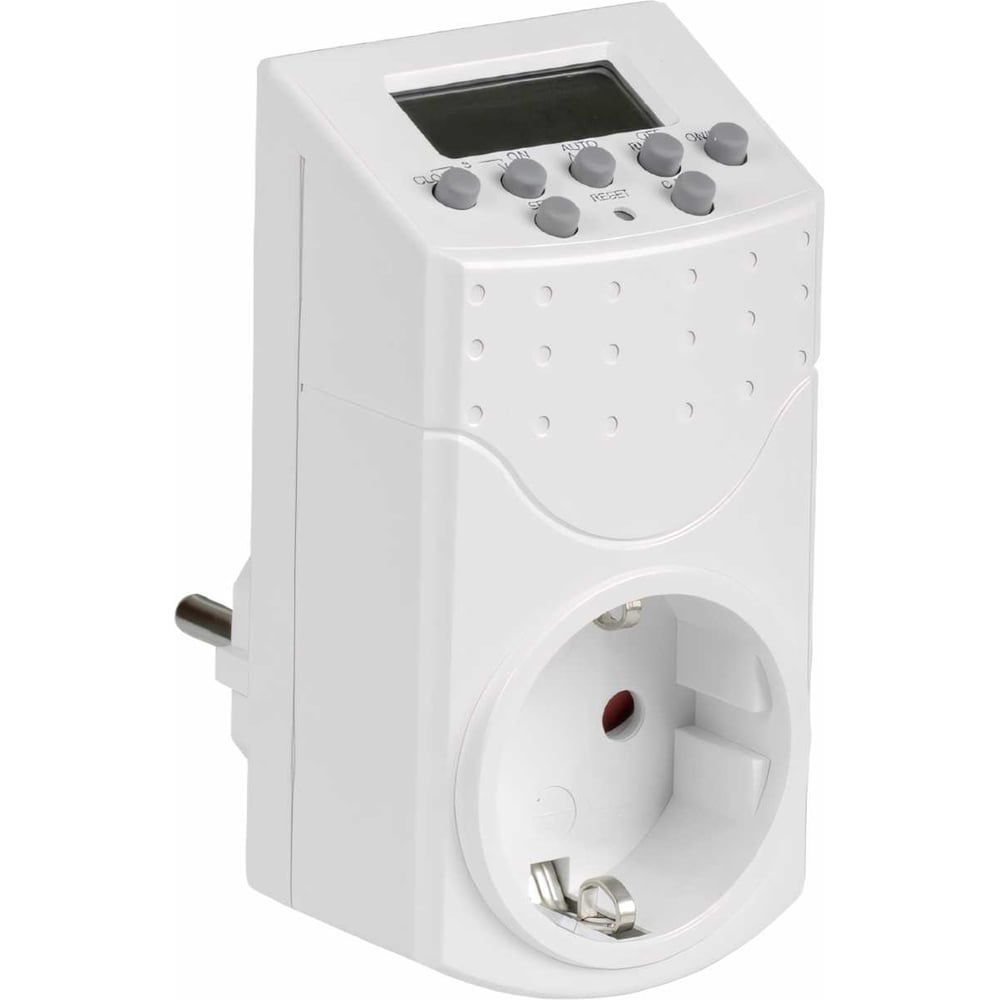 Изображение товара Розетка-таймер IEK РТЭ-1 электронный недельный таймер 16А IP20