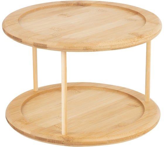 Изображение товара Подставка для кухни Mallony вращающаяся, круглая, BAMBU (бамбук) 108078