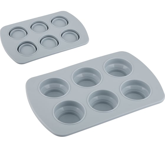 Изображение товара Форма для выпечки 6 кексов складная Mallony ARMONICO (силикон) 108093