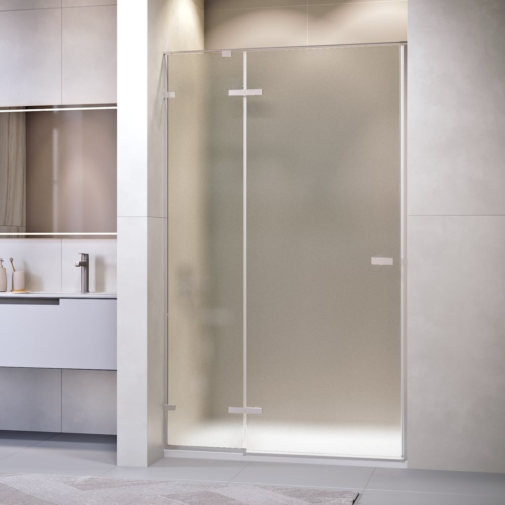 Изображение товара Душевая дверь RGW 130х200 SV-004 хром/матовое/8 мм (EasyClean) 353200413-21