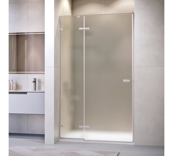 Изображение товара Душевая дверь RGW 130х200 SV-004 хром/матовое/8 мм (EasyClean) 353200413-21