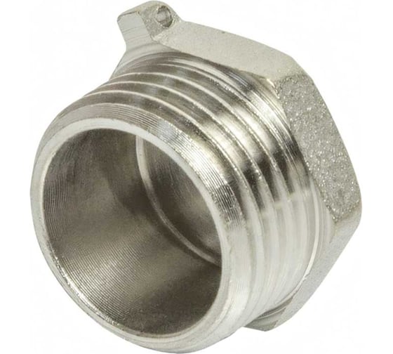 Изображение товара Заглушка VRT 3/4", наружная, с контрольным отверстием, никель 1912-000020 503077