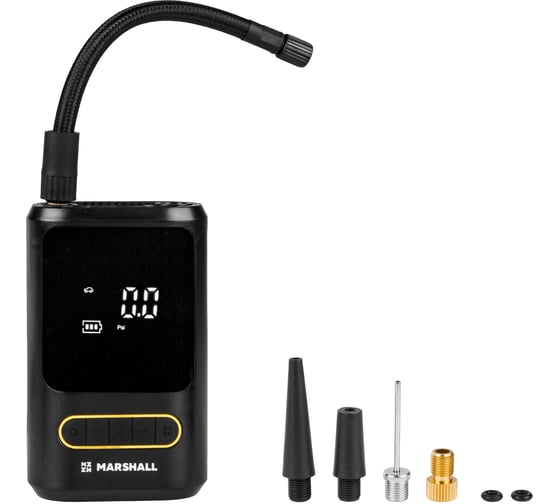 Изображение товара Компрессор автомобильный MARSHALL аккумуляторный 25 л/мин MR0103