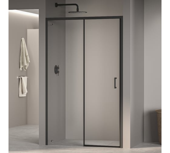 Изображение товара Душевая дверь RGW 150*195 PA-017-B Чёрный/Прозрачное/6 мм, EasyClean 350801715-14