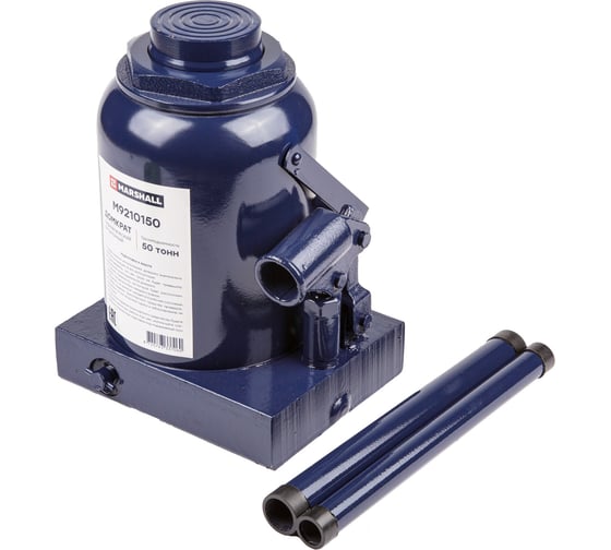 Изображение товара Домкрат автомобильный гидравлический бутылочный MARSHALL 50т M9210150