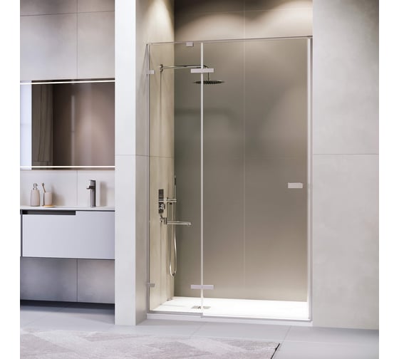 Изображение товара Душевая дверь RGW 160х200 SV-004 хром/прозрачное/8 мм (EasyClean) 353200416-11