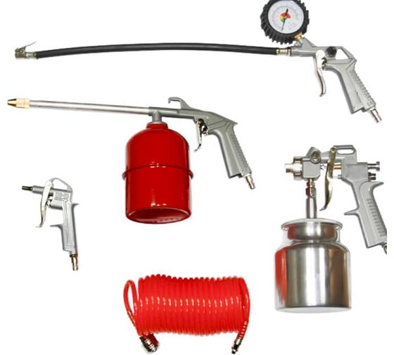 Изображение товара Набор MD-STARS краскорасп. с нижн. алюм. бачком (соп.2,5) W-2000A2-S2,5