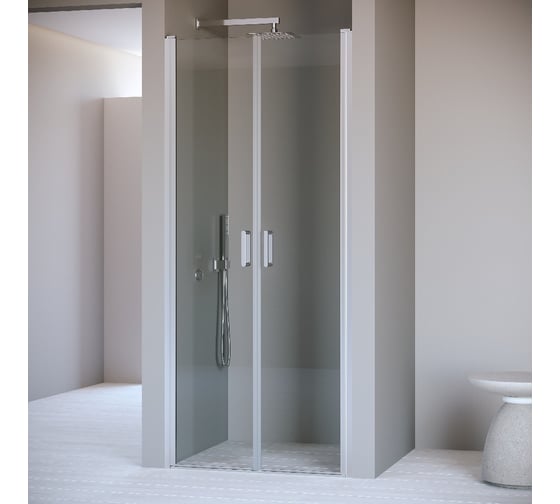 Изображение товара Душевая дверь RGW 60*195 PA-104 Хром/Прозрачное/6 мм, 555-605, EasyClean 060810406-11