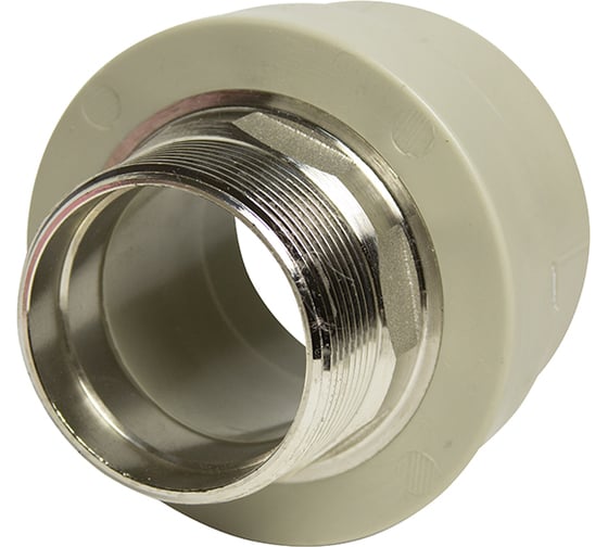 Изображение товара Комбинированная муфта VRT наружная, 63х2", под ключ, EVER plast, серый 538322