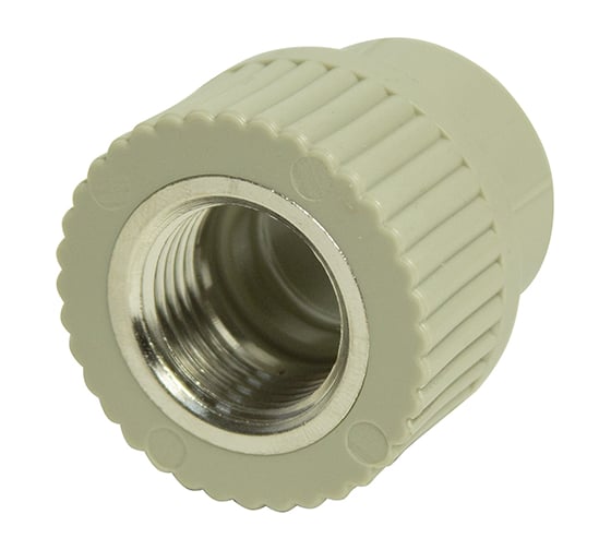 Изображение товара Комбинированная муфта VRT внутренняя, 20х1/2", EVER plast, серый 538309