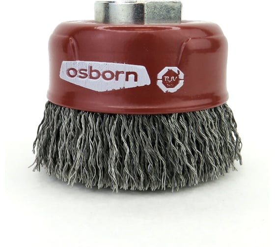 Изображение товара Щетка чашечная Д60 мм, M14, ворс корд сталь 0.30 мм, для УШМ OSBORN 613.161-3902