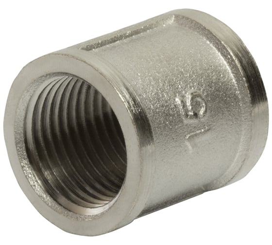 Изображение товара Муфта VRT 1/2", внутренняя/внутренняя, никель 1901-001515 503042