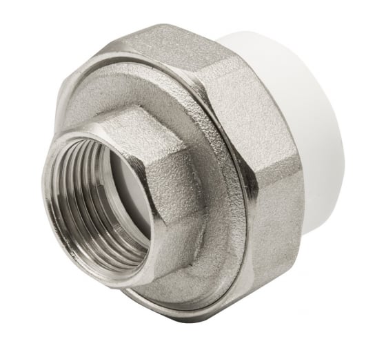 Изображение товара Комбинированная муфта VRT разъемная, внутренняя, 32х3/4", EVER plast, белый 532441