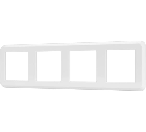 Изображение товара Рамка Arlight пластиковая FRM-VERSA-PL-4-WH 1шт 045187