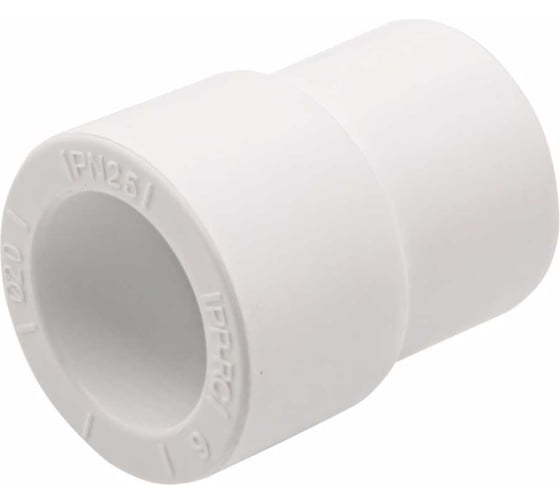 Изображение товара Переходная муфта VRT 25/20, наружная/внутренняя, EVER plast, белый 537521