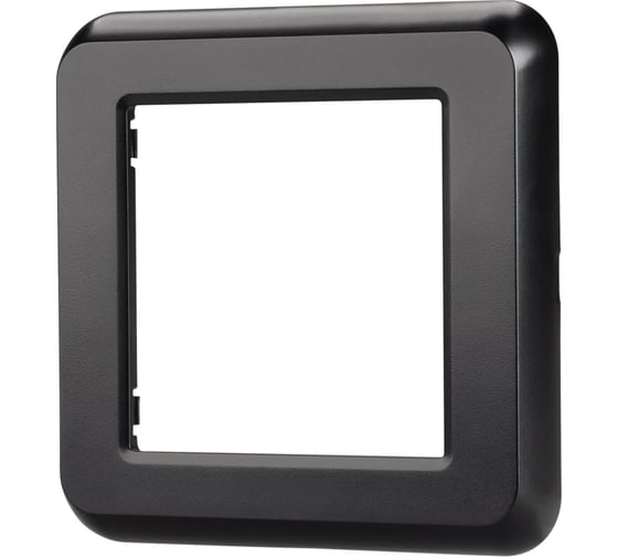 Изображение товара Рамка Arlight пластиковая FRM-VERSA-PL-1-BK 1шт 043768