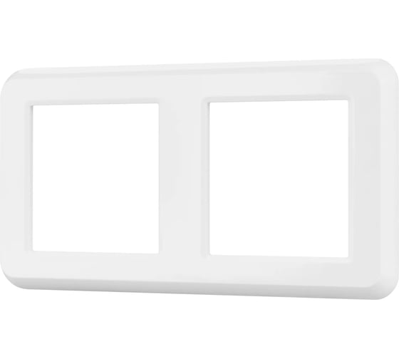 Изображение товара Рамка Arlight пластиковая FRM-VERSA-PL-2-WH 1шт 043776