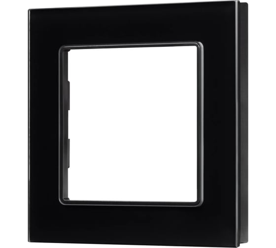Изображение товара Рамка Arlight стеклянная FRM-GLARE-GS-1-BK 1шт 043787