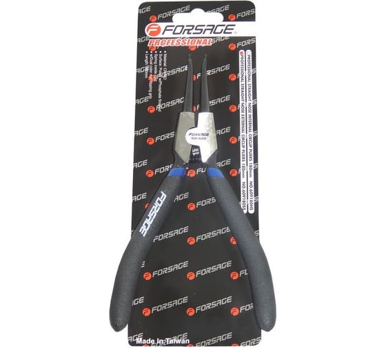 Изображение товара Съемник стопорных колец Forsage прямой на разжим, L-180 мм, в блистере F-609180SS(8447)