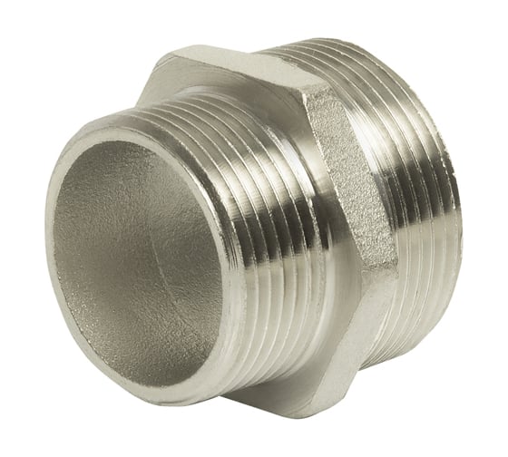 Изображение товара Переходной ниппель VRT 1 1/2"-1 1/4", наружная/наружная, никель 1909-0040 505346