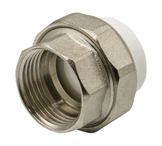 Изображение товара Комбинированная муфта VRT разъемная, внутренняя, 25х1", EVER plast, белый 532436