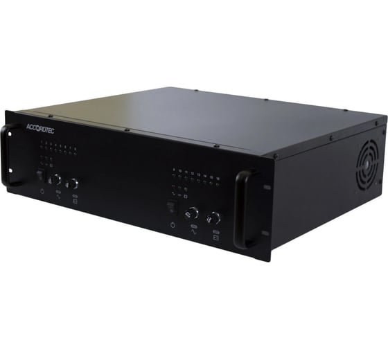 Изображение товара Источник бесперебойного питания ACCORDTEC ББП-80x2 v.16 RACK 3U AT-02716