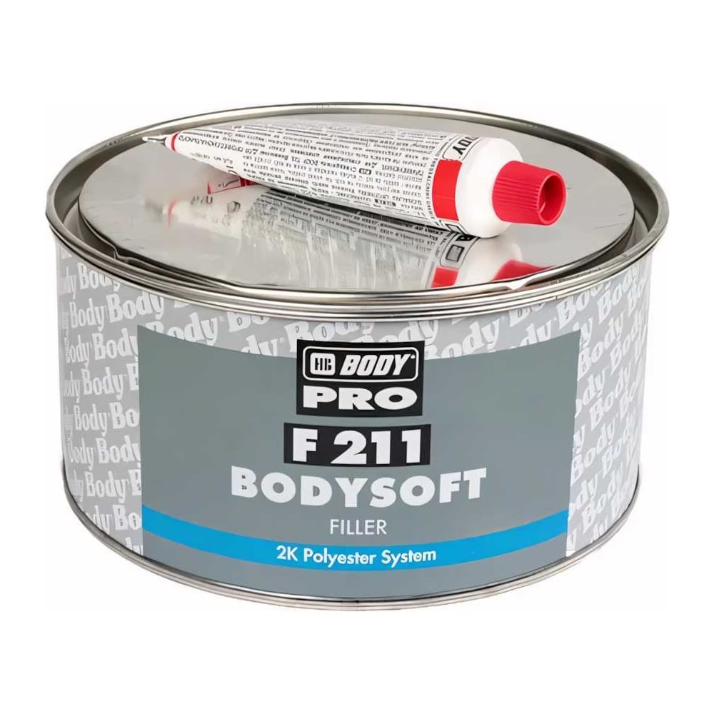 Автомобильные шпатлевки  Все инструменты Шпатлевка HB BODY PRO F211 SOFT 2112300003