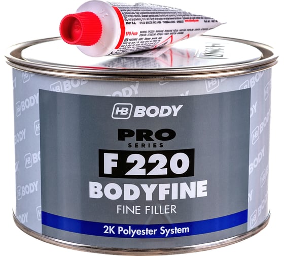 Изображение товара Шпатлевка HB BODY PRO F220 FINE 1кг 2200100001