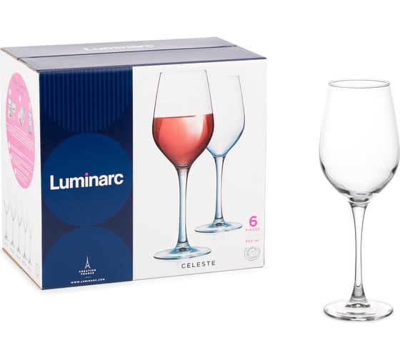 Изображение товара Набор бокалов для вина LUMINARC СЕЛЕСТ 6 шт., 350 мл L5831