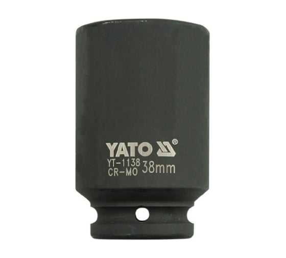 Изображение товара Головка торцевая удлиненная ударная 6-гранная (38 мм; 3/4"; CrMo) YATO YT-1138