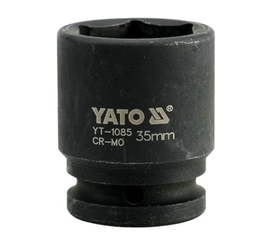 Изображение товара Головка торцевая короткая ударная 6-гранная (35 мм; 3/4"; CrMo) YATO YT-1085