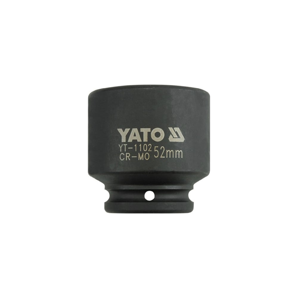 Изображение товара Головка торцевая короткая ударная 6-гранная 52 мм CrMo YATO YT-1102 Изображение товара Головка торцевая короткая ударная 6-гранная 52 мм CrMo YATO YT-1102