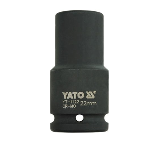 Изображение товара Головка торцевая удлиненная ударная 6-гранная (22 мм; 3/4"; CrMo) YATO YT-1122