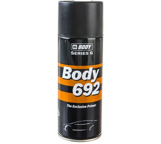 Изображение товара Аэрозольный антикоррозийный грунт-наполнитель HB BODY 692 черн. 0,4л 5100200080